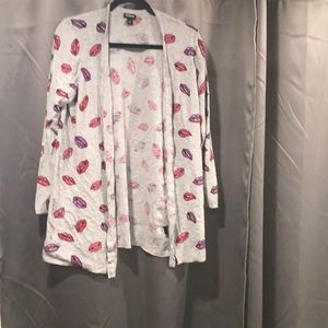 3/$10 Torrid lips cardigan